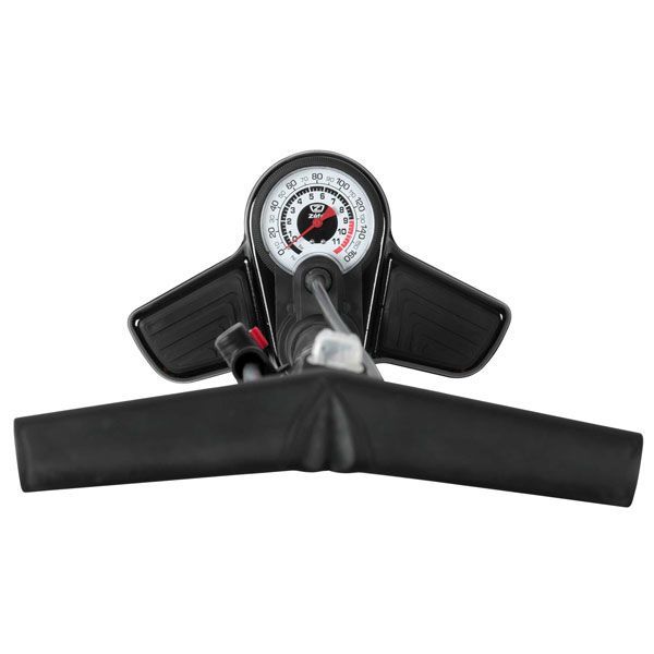 Pompe à pied Zefal Profil Max FP20 – 9 bar – Raccord universel Z-Switch – Manomètre grand format – Argent