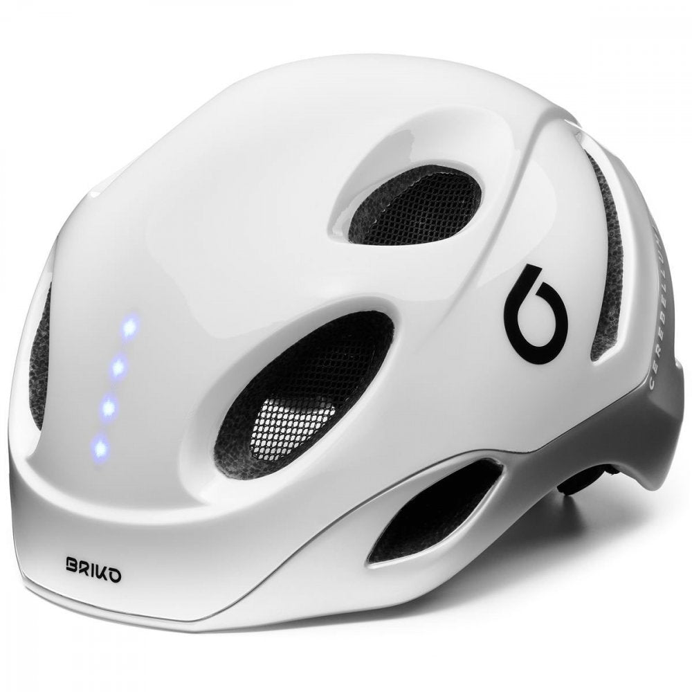 CASQUE E-ONE LED BLANC BRIKO M 53/58CM