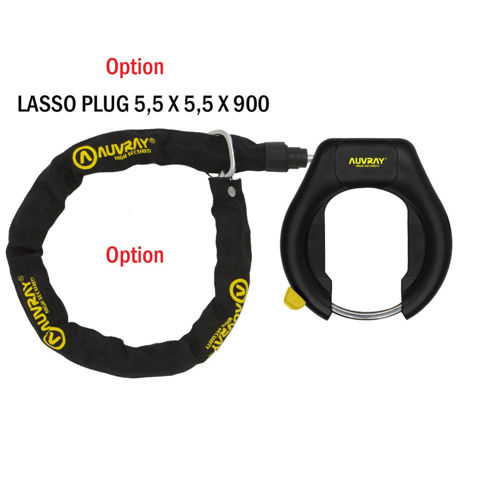 Antivol fer à cheval Auvray Evo Lock ART – Ø9 mm x 59 mm – Avec fixation cadre et 2 clés