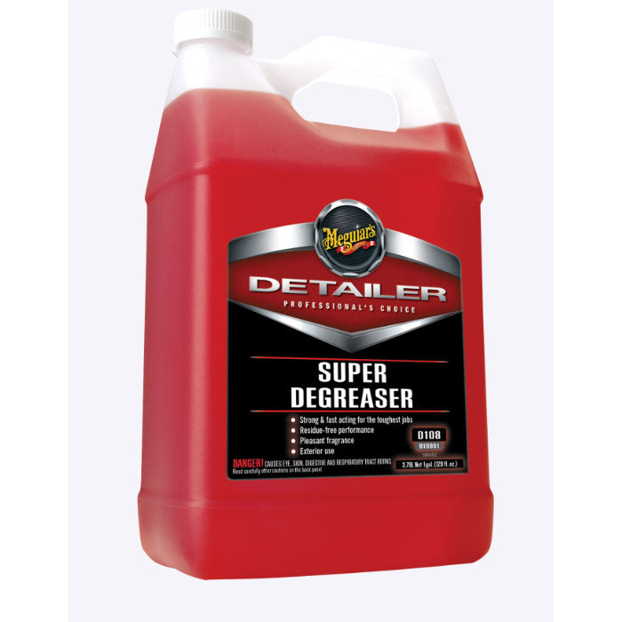 MEGUIAR’S Super Dégraissant 3,78 L – Nettoyant puissant pour graisses tenaces