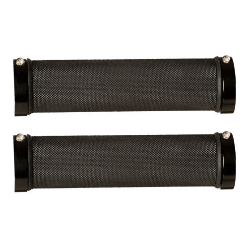 Poignées Herrman Diamond – Double densité Noir 130 mm Ø22