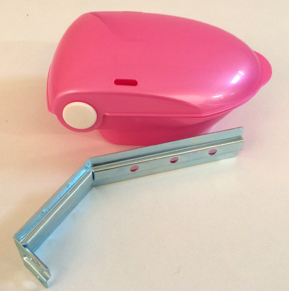 Top Case Vélo Enfant Rose – Panier Arrière avec Support – Coffre de Rangement