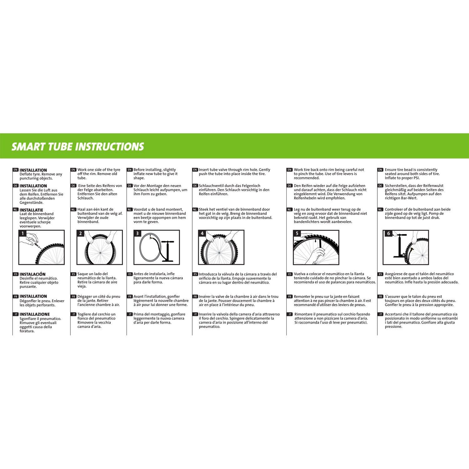 Chambre à air auto-réparante Slime 27.5" x 2.0/2.4 – Valve Schrader