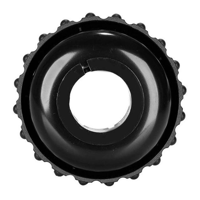SONNETTE TIMBRE ROTATIVE NOIR SUR CINTRE D.22 HAUTE QUALITE DOME LAITON 53mm