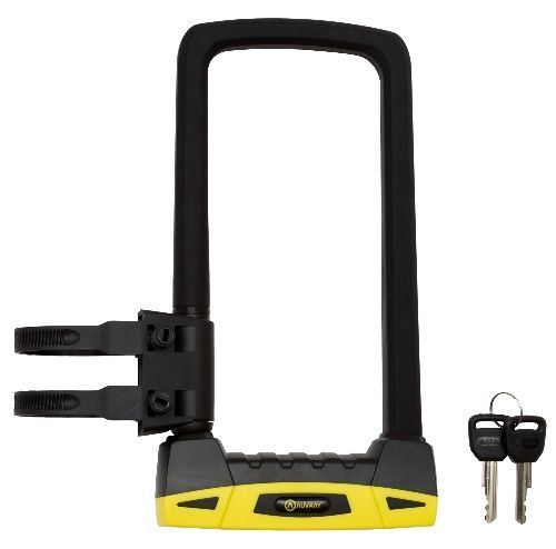 Antivol U Auvray ZEN 108 x 235 mm – Anse Ø13 mm acier trempé, ouverture automatique, support de cadre inclus