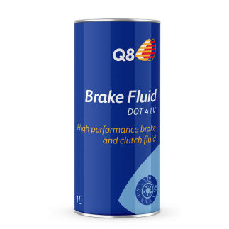 Liquide de Frein DOT 4 LV Q8 Oil Synthèse 1 L – Performance Haute Température & Réactivité ABS/EPS
