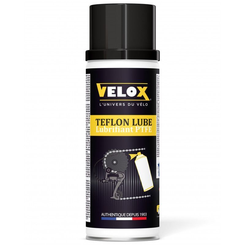 Lubrifiant Chaîne Vélo Velox Teflon/PTFE 200 ml – Toutes Conditions, Protection & Performance
