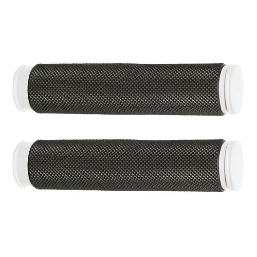 Poignées Herrman Diamond – Double densité Blanc/Noir 130 mm Ø22