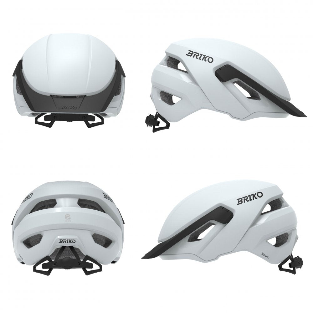 CASQUE KASKO BLANC BRIKO M 53/58CM INMOLD