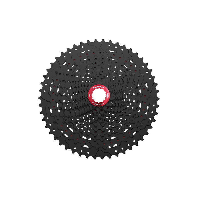 Cassette VTT Sunrace CSMZ603 12 Vitesses – 11x51 – Finition Metallic Black – Corps HG-Spline