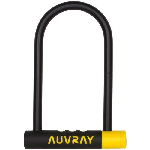 Antivol U avec alarme – 128 x 245 mm Ø14 mm – Avec support cadre et 3 clés fraisées