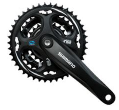 PEDALIER 22X32X42 SHIMANO 170 8v axe123 EFCM311C222CL