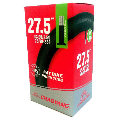 Chambre à air Chaoyang 27.5+ Fat Bike – 3.0/3.5 – Valve Schrader