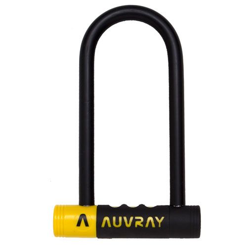 Antivol U avec alarme – 90 x 210 mm Ø14 mm – Avec support cadre et 3 clés fraisées