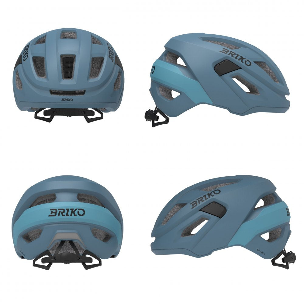 CASQUE AERO PLUS BLEU BRIKO M 54/58CM INMOLD