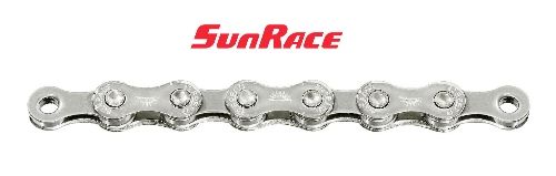 CHAINE 12 V SUNRACE SILVER 126 L