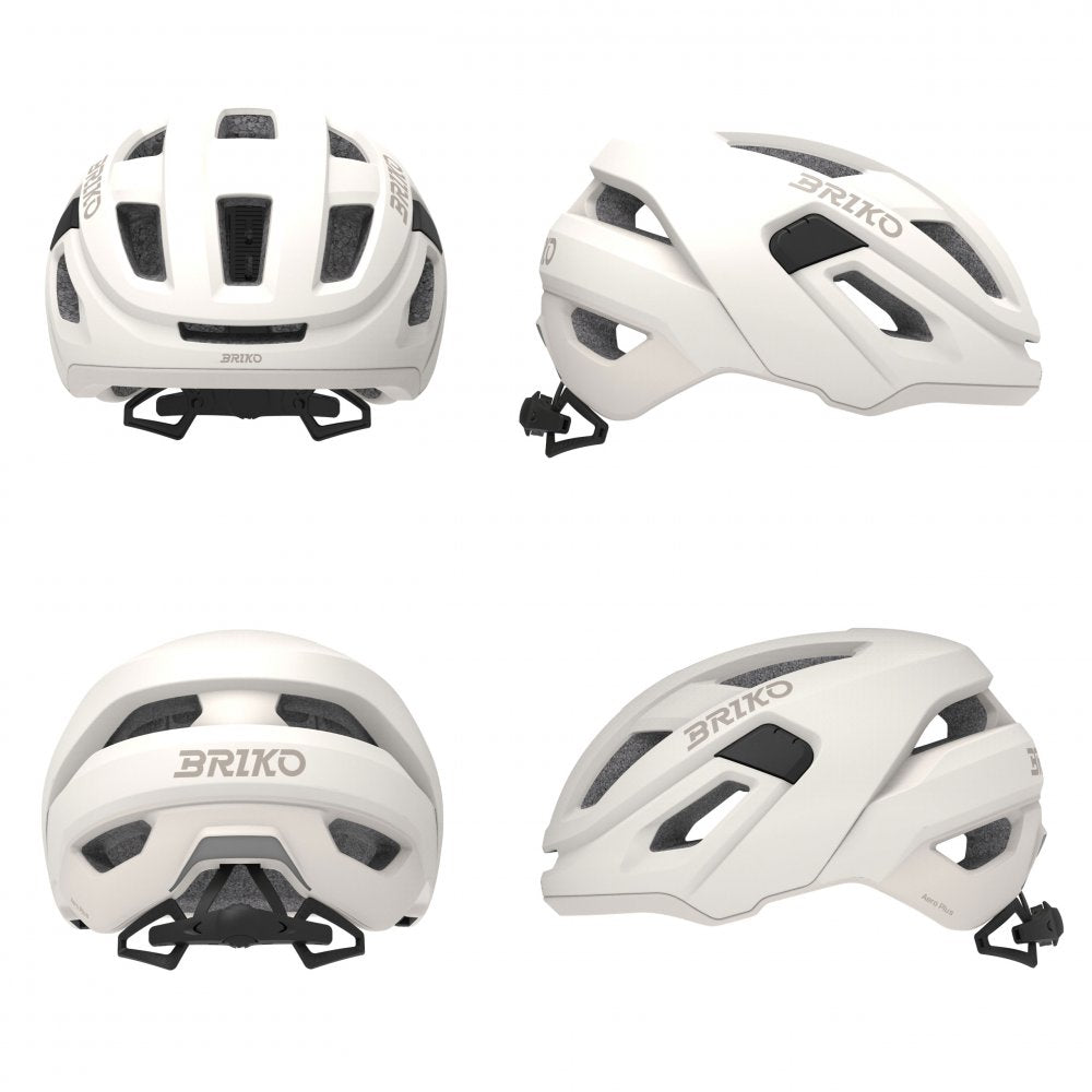 CASQUE AERO PLUS BLANC BRIKO M 54/58CM INMOLD