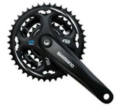 PEDALIER 22X32X42 SHIMANO 170 8v axe123 EFCM311C222CL