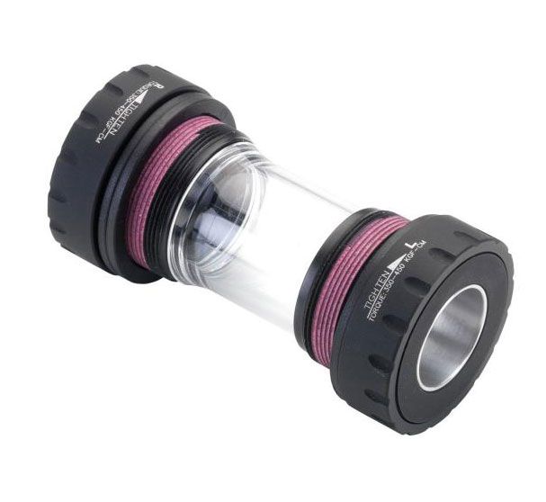 Boîtier de Pédalier Shimano Hollowtech 24x24 mm – Roulements Intérieurs – Coupelles Aluminium et Corps Nylon – Largeur 68/73 mm