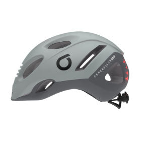 CASQUE E-ONE LED VERT GRIS MAT BRIKO M 53/58CM