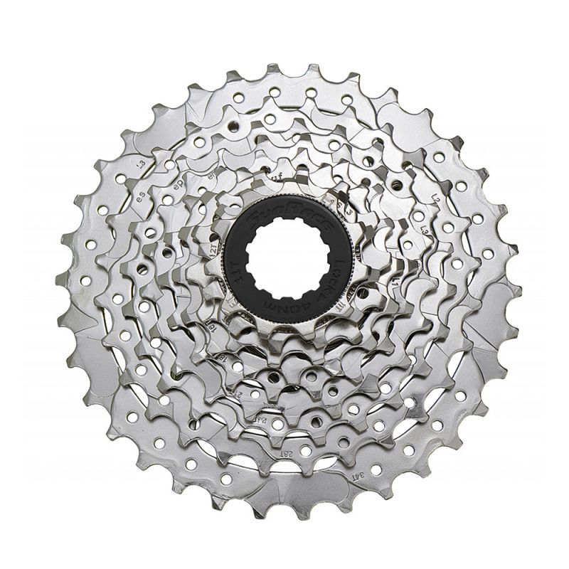 Cassette VTT/Route Sunrace CSM66 8 Vitesses – 11x34 – Finition Silver – Large Plage de Développements