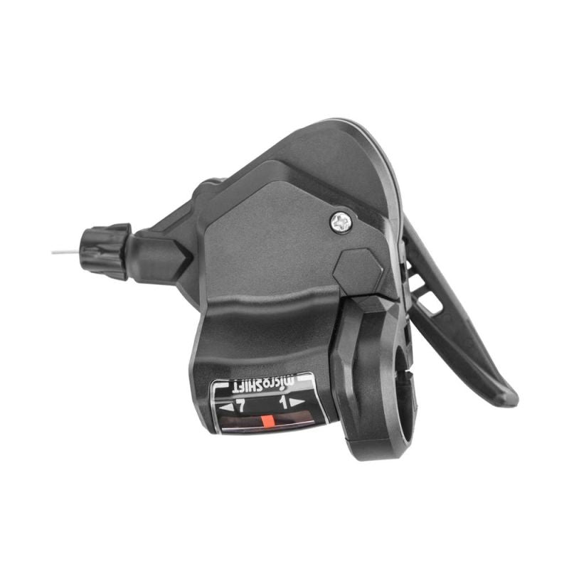 Manette de dérailleur droite MicroSHIFT TSM38-7 – VTT 7 vitesses, compatible Shimano