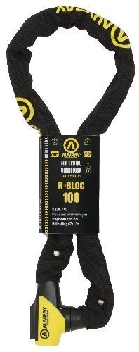 Antivol chaîne Auvray R-Bloc 100 – Acier cémenté Ø7 mm, 100 cm, serrure intégrée avec 2 clés réversibles