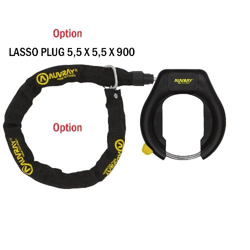 Antivol fer à cheval Auvray Evo Lock ART – Ø9 mm x 59 mm – Avec fixation cadre et 2 clés