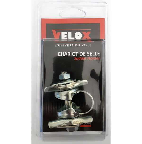 CHARIOT SELLE ACIER CHROME BLISTER