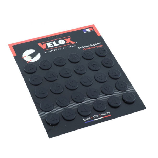 Embouts de guidon noirs x30 Guidoline – Lot atelier