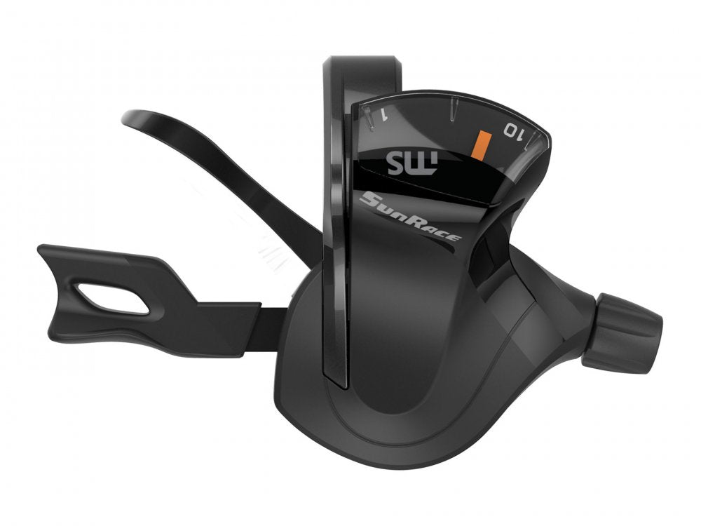 Manette de dérailleur droite SunRace – VTT 10 vitesses, Push/Pull, compatible Shimano