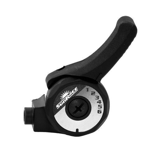 Manette de dérailleur droite SunRace SIS – VTT 6 vitesses, commande indexée