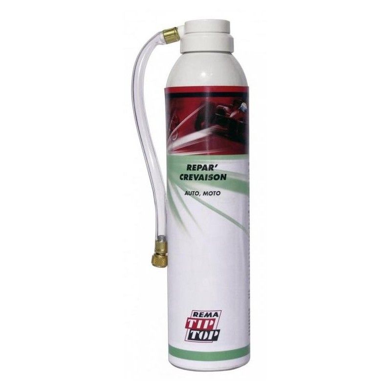 Bombe Anti-Crevaison 300 ml TIP TOP – Réparation et Regonflage Instantanés pour Moto & Voiture  Description courte :