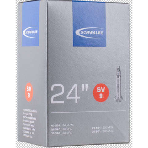 Chambre à air vélo Schwalbe SV9 24x1.75 (28/47-507/541) valve Presta 40 mm