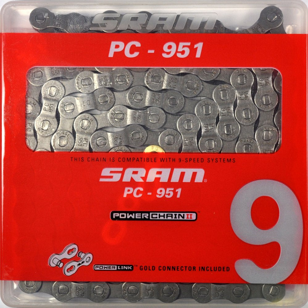CHAINE 9 V SRAM PC 951 114M Route VTT