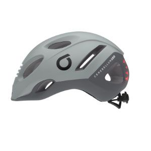 CASQUE E-ONE LED VERT GRIS MAT BRIKO L 59/63CM