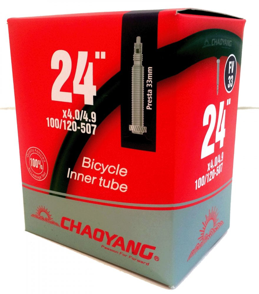 Chambre à air Fat Bike Chaoyang 24 x 4.0-4.9 – Valve Presta 33 mm