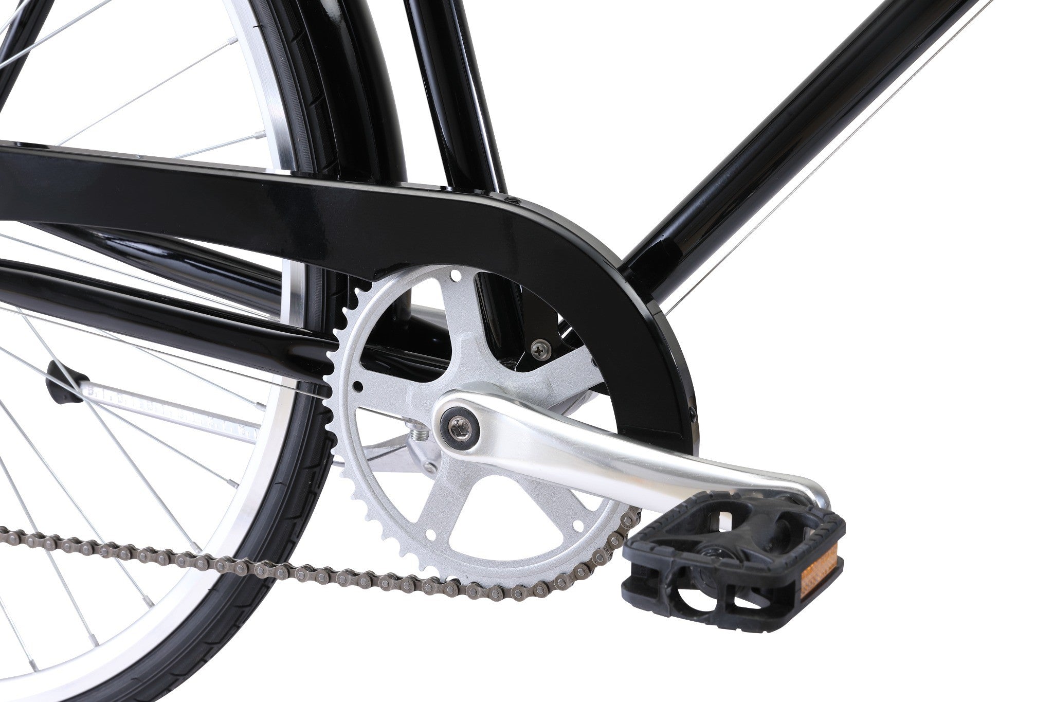 Vélo urbain homme REID Gents Roadster 28" – Noir – Taille S (52 cm) – Style rétro & 7 vitesses