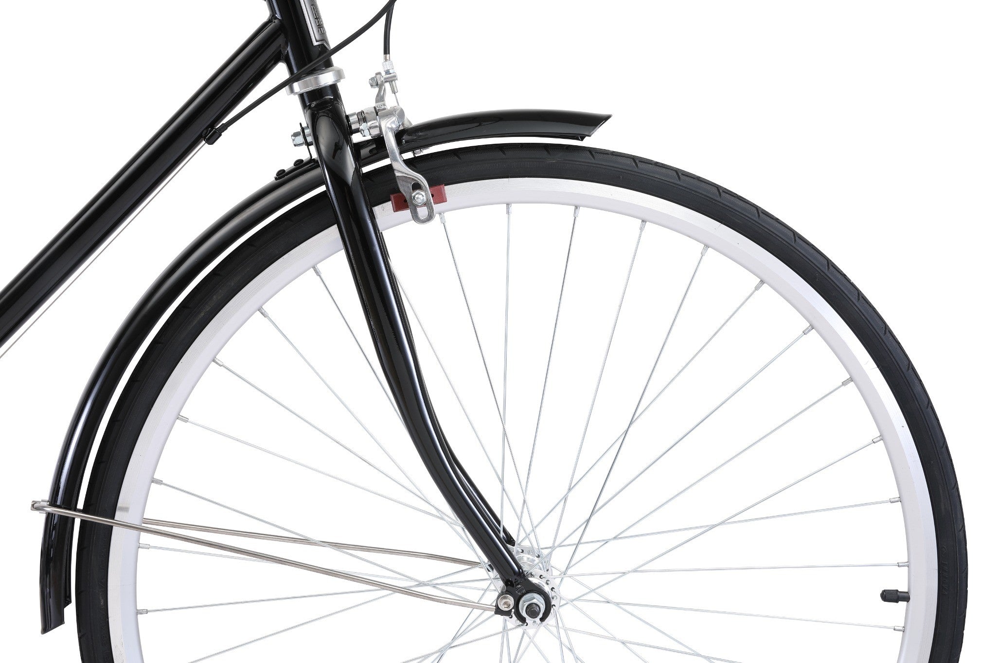 Vélo urbain homme REID Gents Roadster 28" – Noir – Taille S (52 cm) – Style rétro & 7 vitesses