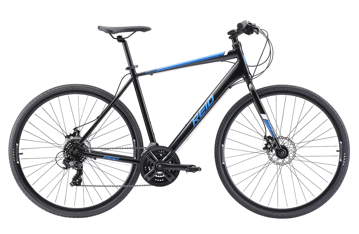 Vélo urbain femme REID Transit Disc 28" – Off Noir – Taille L (51 cm) – Freins à disque & cadre WSD