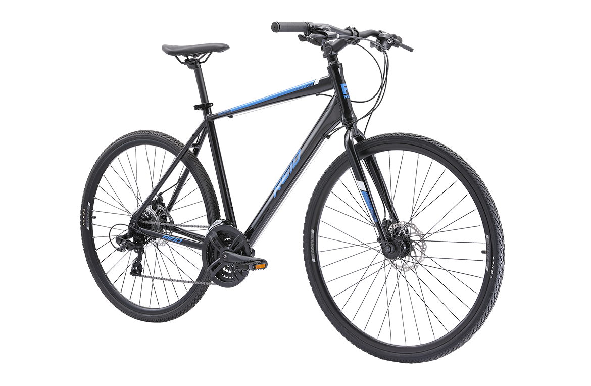 Vélo urbain femme REID Transit Disc 28" – Off Noir – Taille L (51 cm) – Freins à disque & cadre WSD