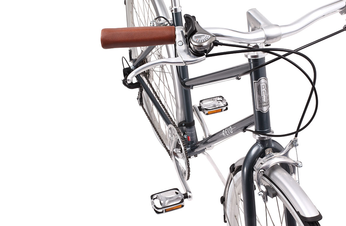 Vélo urbain femme REID Ladies Esprit 28" – Charcoal – Taille M (46 cm) – Style vintage & 7 vitesses