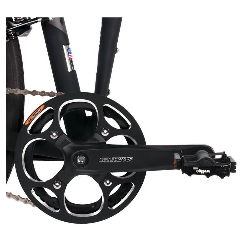 Vélo pliant Montague Boston 21" Noir Mat – Minimaliste, urbain et efficace