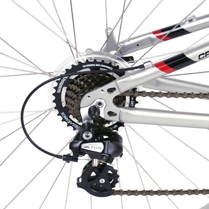 Vélo pliant Montague Crosstown 19" Argent Brillant – Urbain, léger et confortable