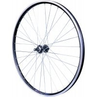 ROUE 28" VTC ARRIERE JANTE ALU DOUBLE PAROI NOIRE FREIN PATIN MOYEU ALU BLOCAGE RAPIDE ROUE LIBRE 6/7/8V