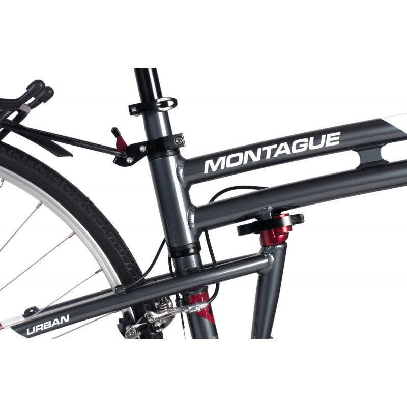 Vélo pliant Montague Urban 19" Argent – Roues 700C, 21 Vitesses