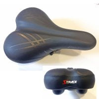 SELLE PHOENIX NOIRE Unisex Amortisseur Elastomère 250mm / 180mm